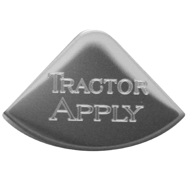 Rockwood Freightliner/Kenworth stainless steel 1/4 moon gauge emblem