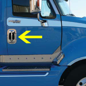 International LoneStar/ProStar stainless steel door handle surrounds - PAIR