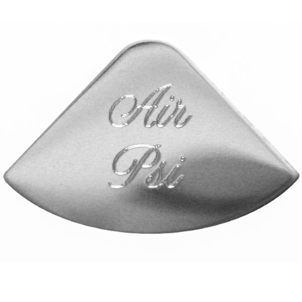 Rockwood Peterbilt 2006+ stainless steel 1/4 moon gauge emblem