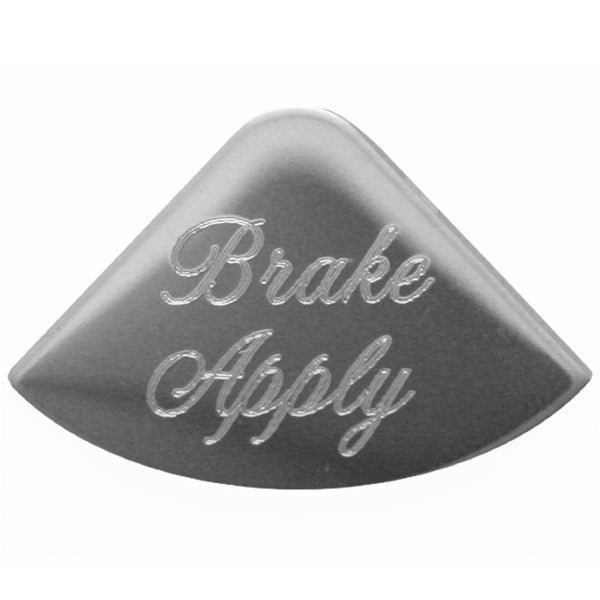 Rockwood Peterbilt 2006+ stainless steel 1/4 moon gauge emblem