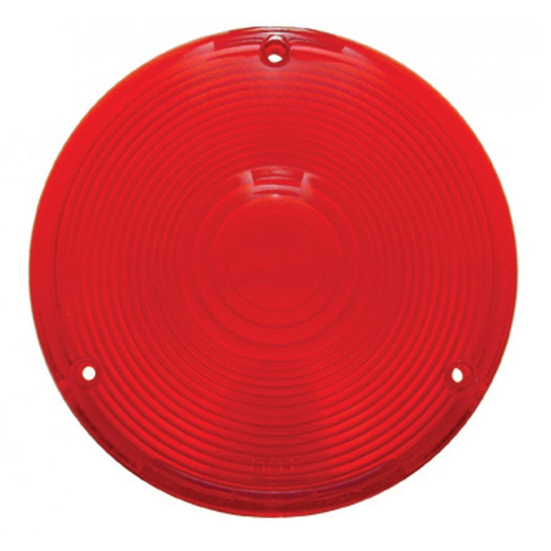 Plastic 3 screw lens for rear sleeper utility lights - Red