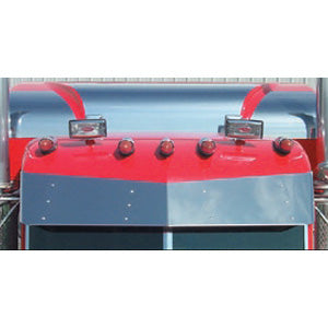 Peterbilt 63" or 70" sleeper roof top trim / sleeper cap for Ultracab - center ONLY