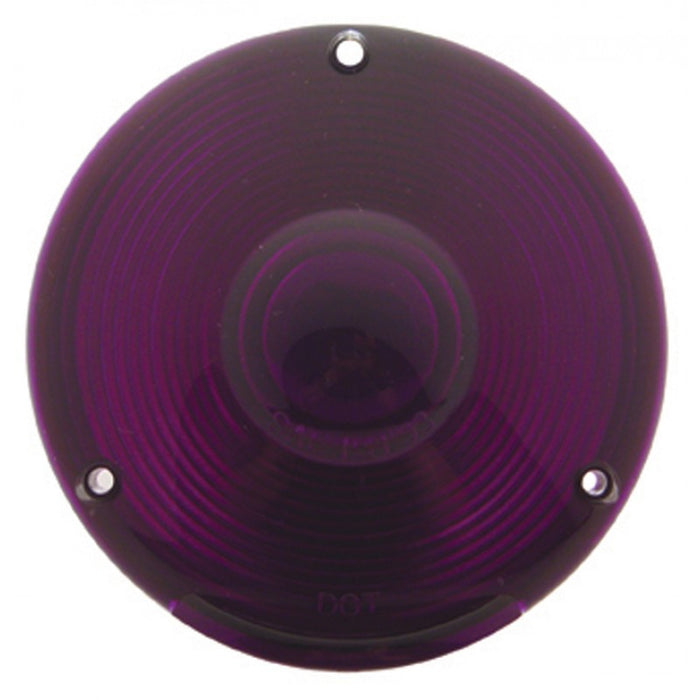 Plastic 3 screw lens for rear sleeper utility lights - Purple
