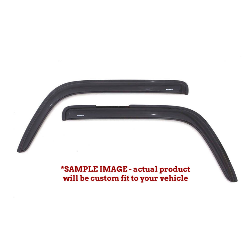 Freightliner Cascadia 2007-2015 smoked plastic door window ventalator rain deflector - PAIR