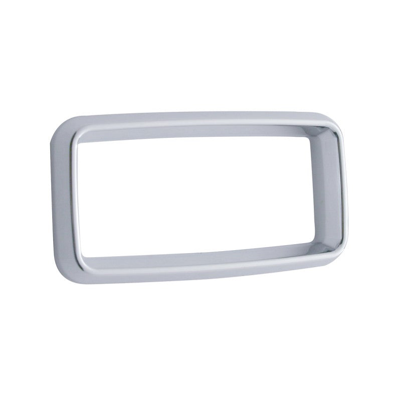 Peterbilt 386/389 chrome plastic center dash instrument bezel