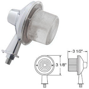 Red 13 diode LED tanker honda marker light w/2-1/8" arm - CLEAR lens