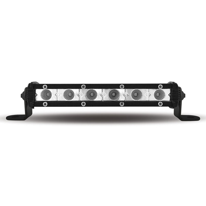 White 7" mini 6 diode LED work light bar - 1260 lumens