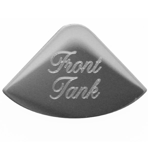 Rockwood Peterbilt 2006+ stainless steel 1/4 moon gauge emblem