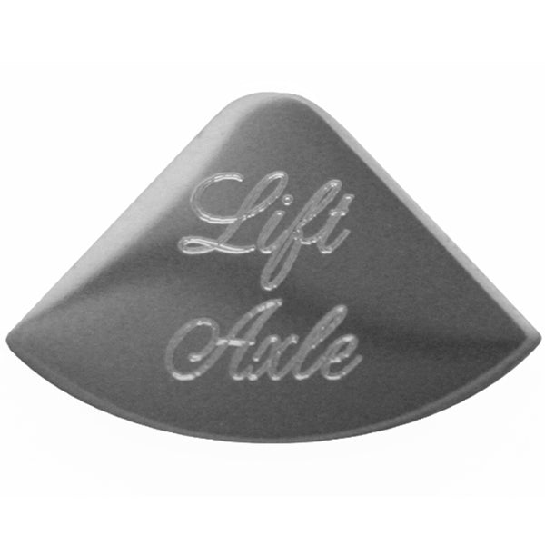 Rockwood Peterbilt 2006+ stainless steel 1/4 moon gauge emblem