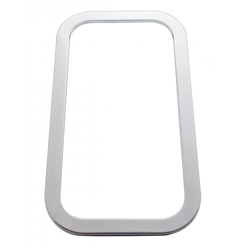 Peterbilt 386/389 stainless steel exterior door view window trim