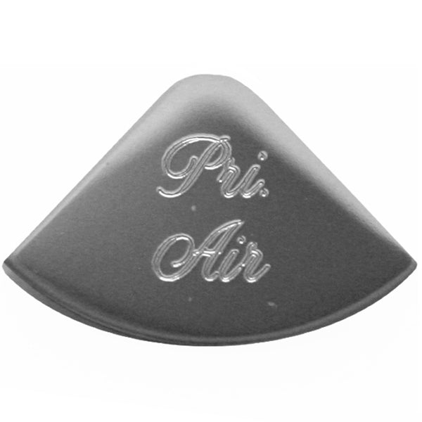 Rockwood Peterbilt 2006+ stainless steel 1/4 moon gauge emblem
