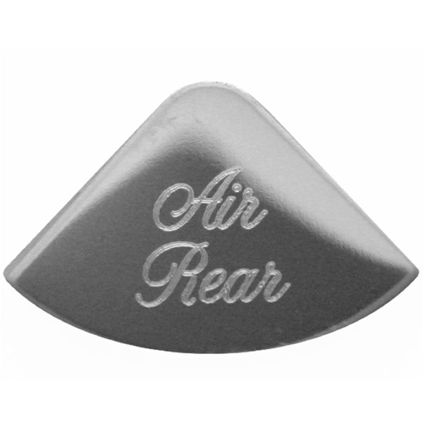 Rockwood Peterbilt 2006+ stainless steel 1/4 moon gauge emblem