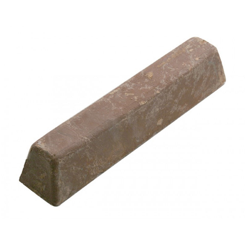 Jeweler's rouge metal polishing bar - brown bar