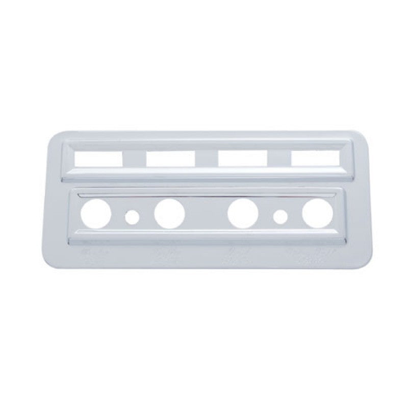 Kenworth chrome plastic light control switch panel trim