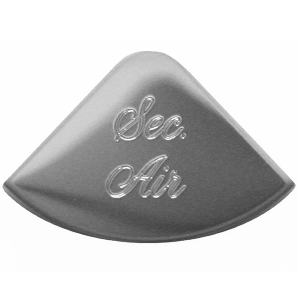 Rockwood Peterbilt 2006+ stainless steel 1/4 moon gauge emblem