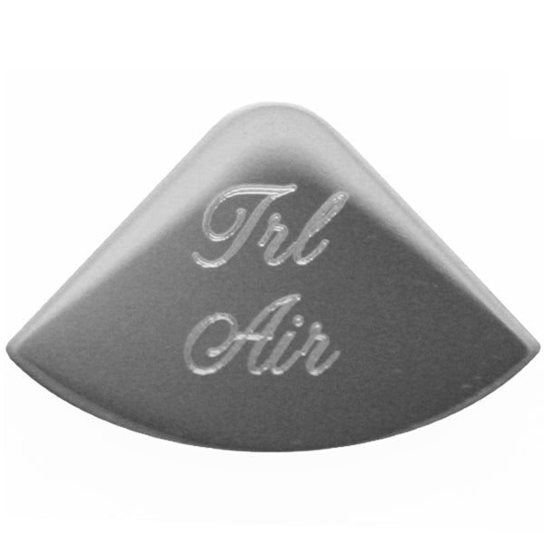 Rockwood Peterbilt 2006+ stainless steel 1/4 moon gauge emblem