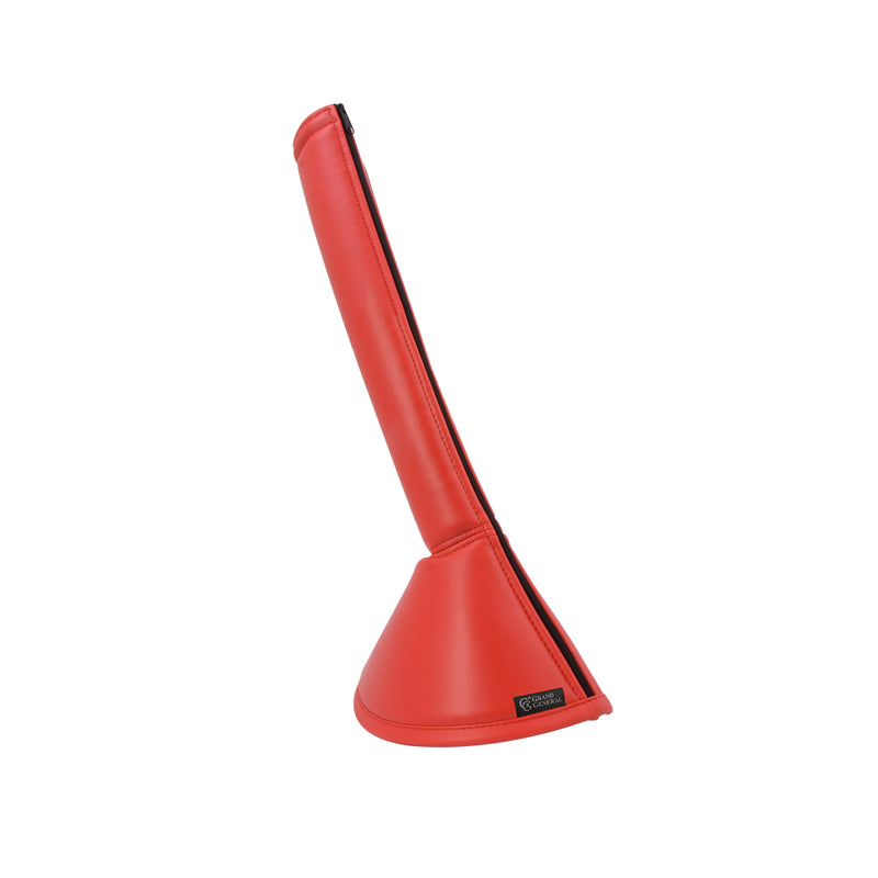 17"/24" matte red gear shift boot cover