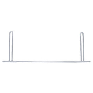 24" x 9" chrome anti-sail mudflap bracket