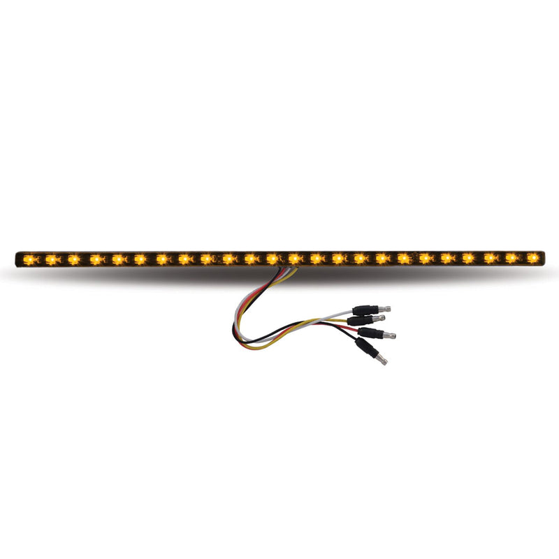 Dual Revolution 17" amber/blue LED light strip w/3m tape