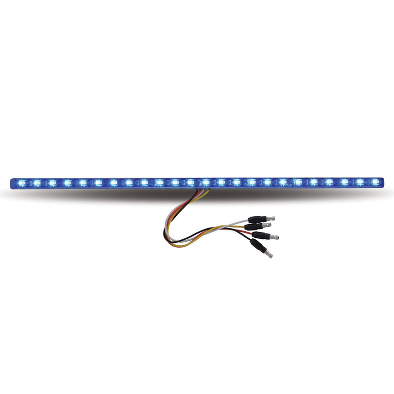 Dual Revolution 17" red/blue LED light strip w/3m tape