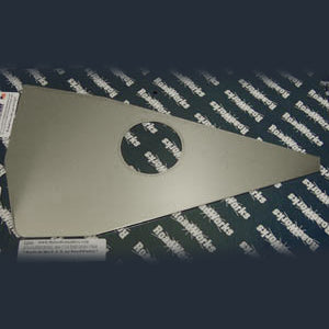 Western Star Constellation stainless steel end dash trim - driver's side