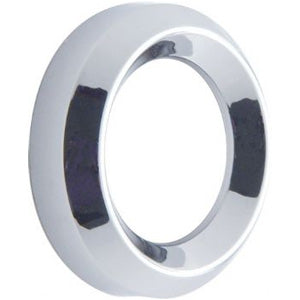 Kenworth small chrome plastic pyrometer gauge bezel without visor