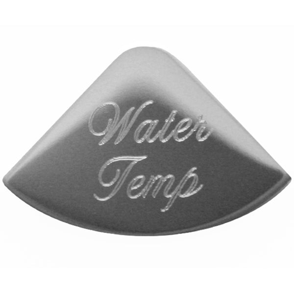 Rockwood Peterbilt 2006+ stainless steel 1/4 moon gauge emblem