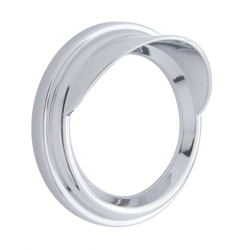 Freightliner Classic/FLD / Peterbilt -2005 chrome plastic speed/tach gauge cover w/visor