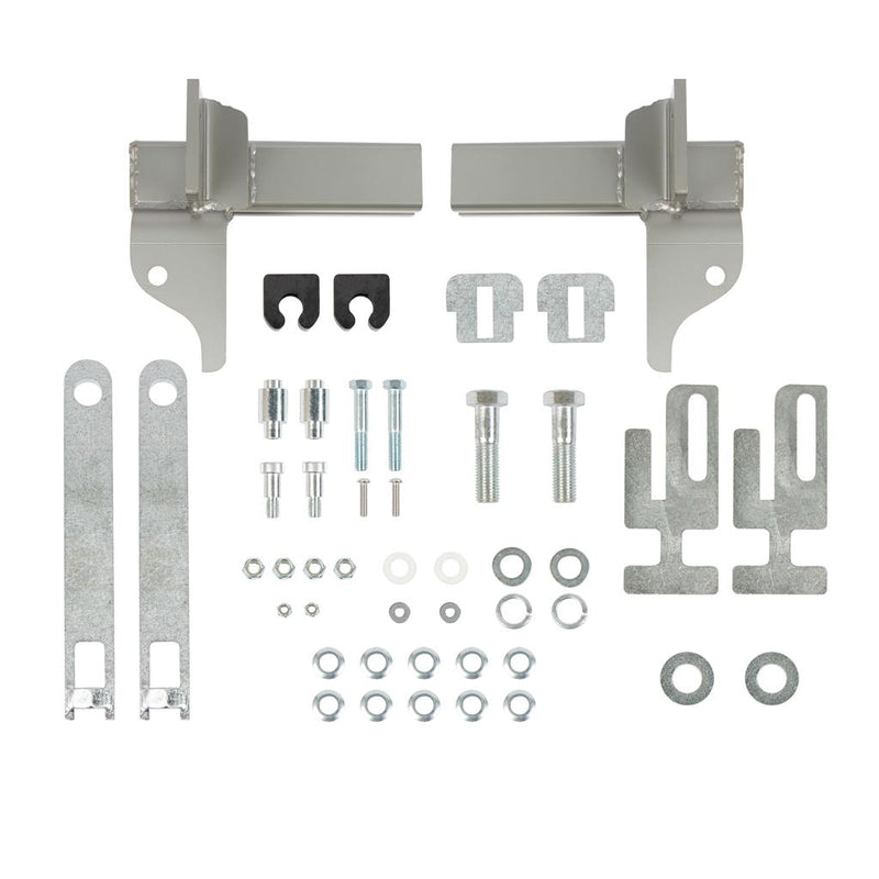 Mounting kit for universal stainless steel grill guard