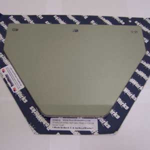 Kenworth stainless steel front fender mudflap anti-sail panel - PAIR