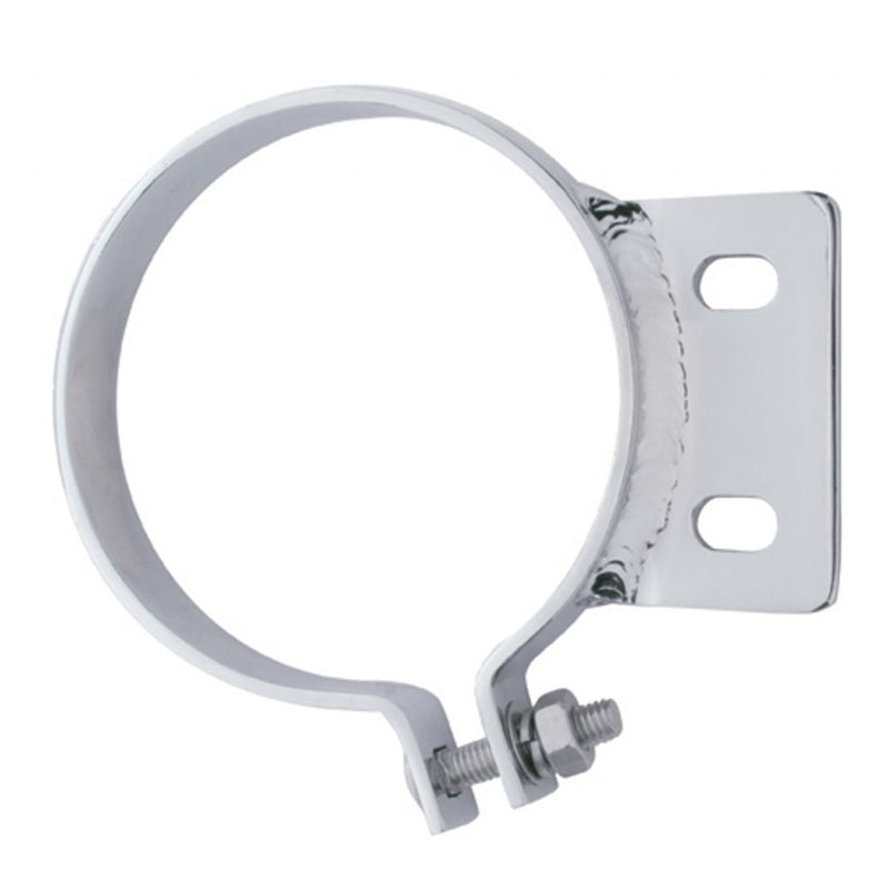 Peterbilt stainless steel 6" diameter exhaust clamp, 2 hole