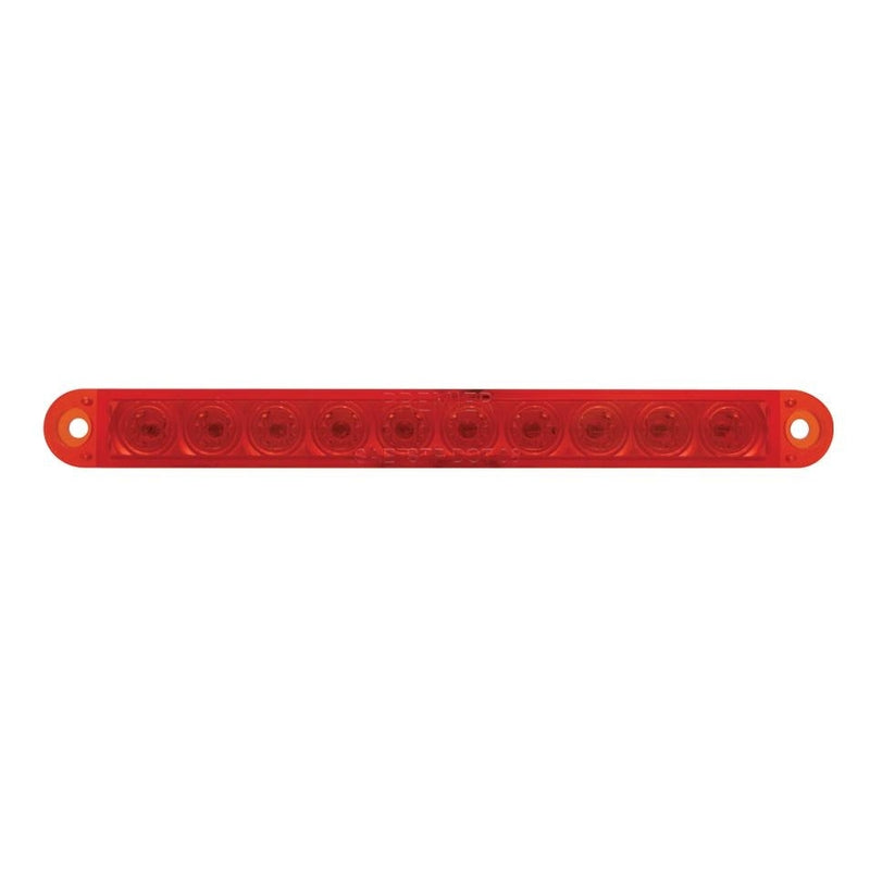 Red 6.5" thin 10 diode LED turn signal light bar