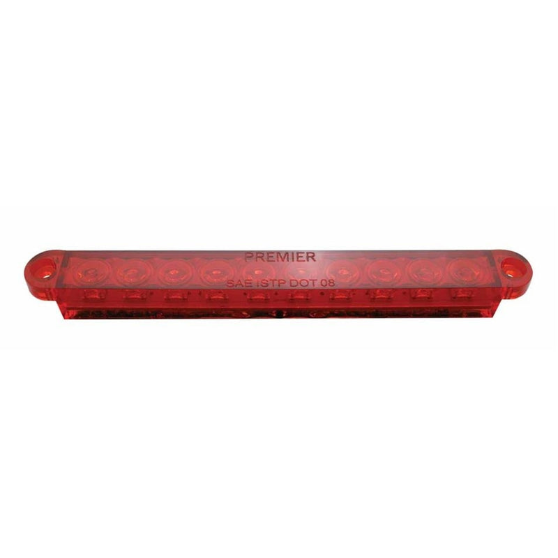 Red 6.5" thin 10 diode LED turn signal light bar