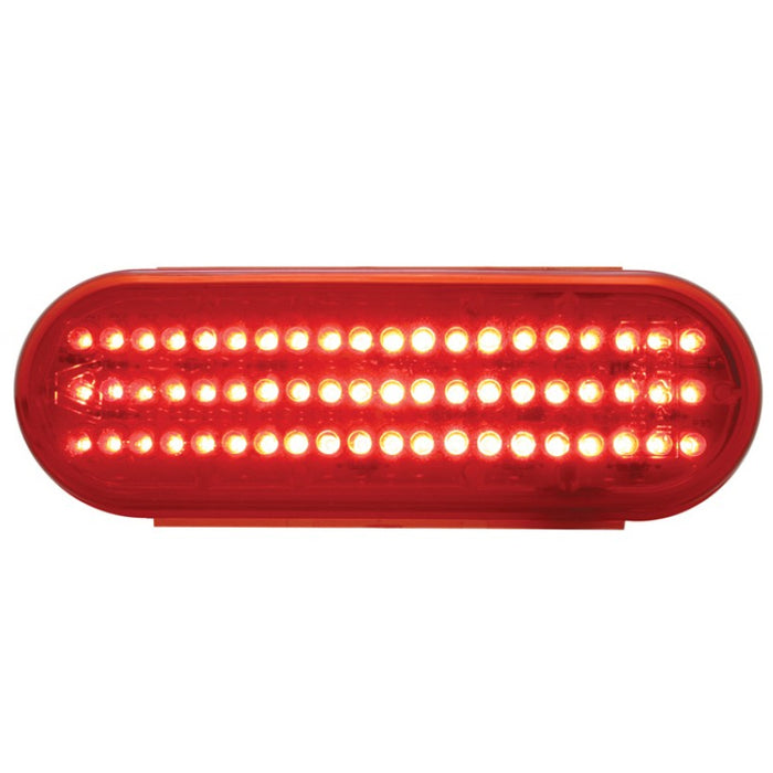 Red oval 60 diode LED stop/turn/tail light