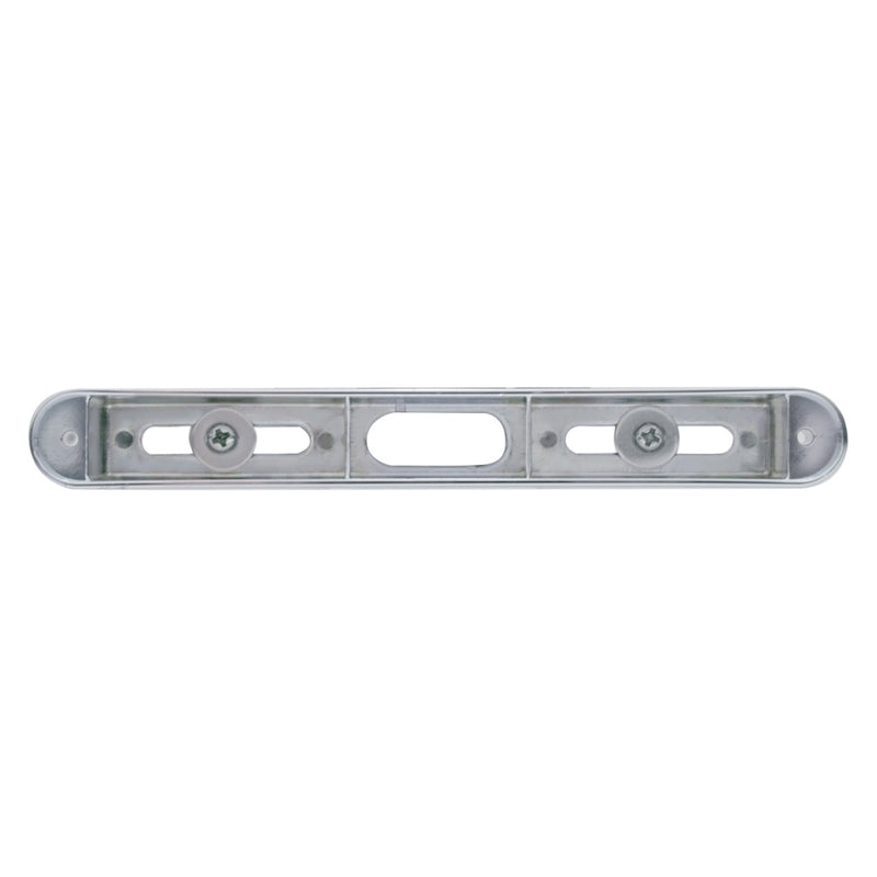 Chrome single-face long LED light bar housing ONLY
