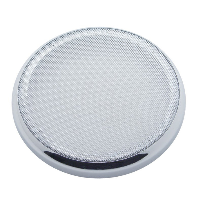 Peterbilt 7-1/4" round chrome speaker cover