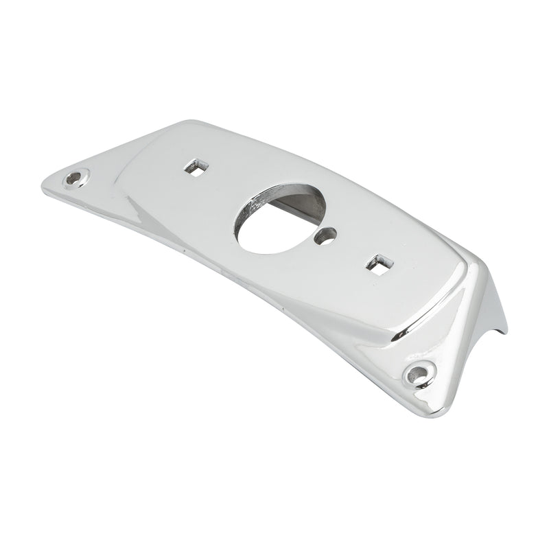 Chrome die-cast fender bracket for Peterbilt-style light - light not included