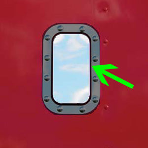 Freightliner Classic/FLD stainless steel sleeper vent cover without sides