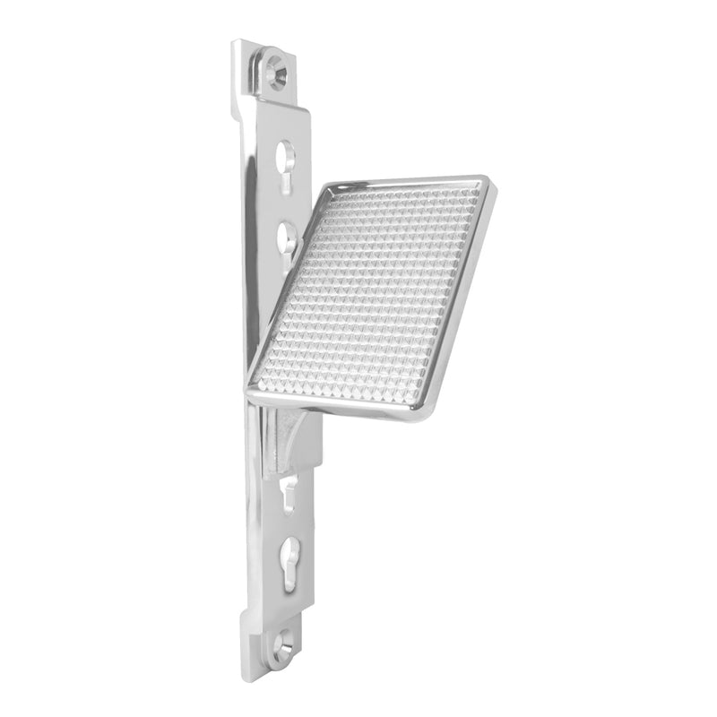 Chrome aluminum adjustable foot rest