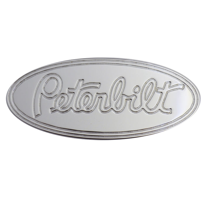 Peterbilt logo chrome billet aluminum brake knob - SINGLE