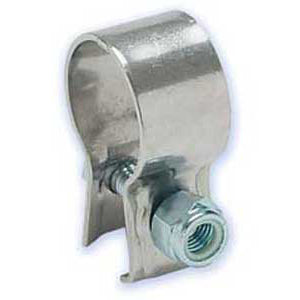 Stainless steel clamp for universal fender post mounting tube