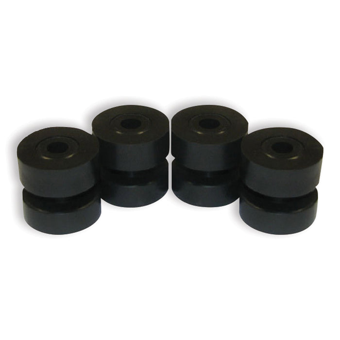 Poly rubber exhaust mounting bracket bushing/grommet - 4/PACK
