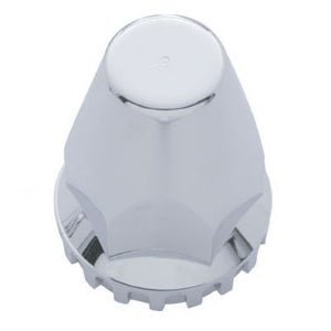 33mm chrome plastic lug nut cover w/flange