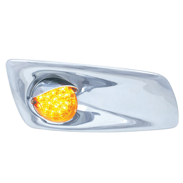 Kenworth T660 Amber LED bumper turn signal light - SINGLE