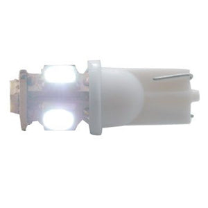 194 LED light bulb - 5 diode radial 360-degree - PAIR - White