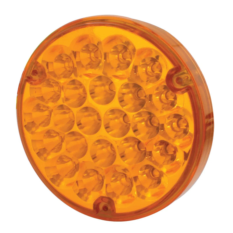 "Pearl" 4" LED sleeper load light w/1156 plug - Amber