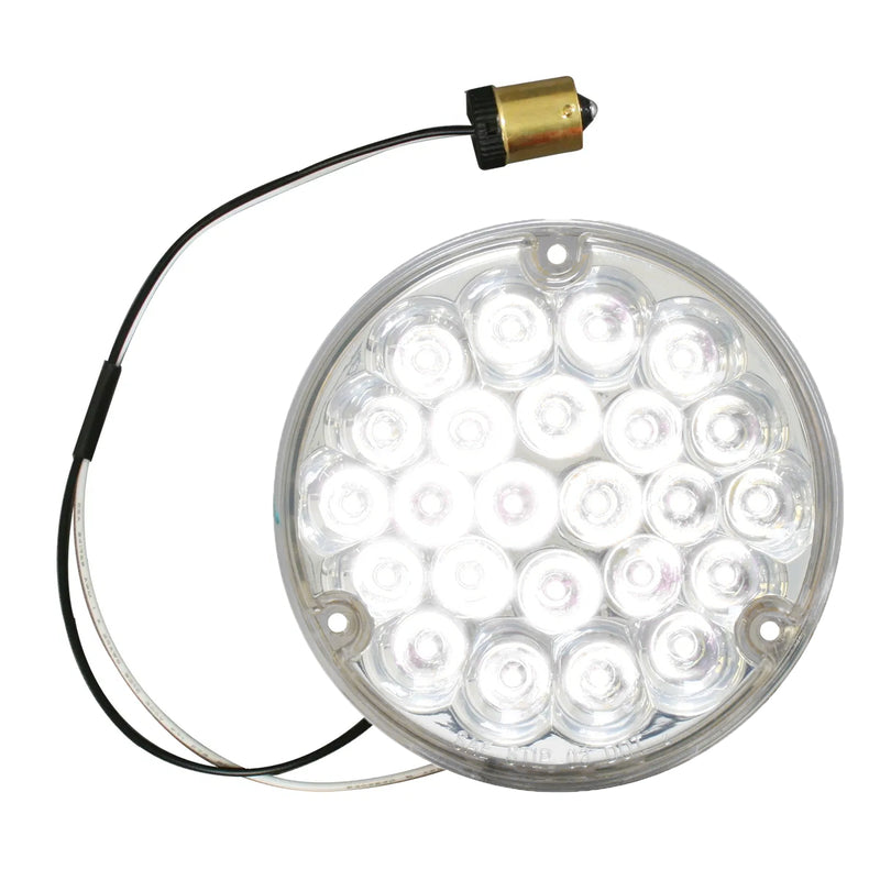Pearl 4" LED sleeper load light w/1156 plug - White