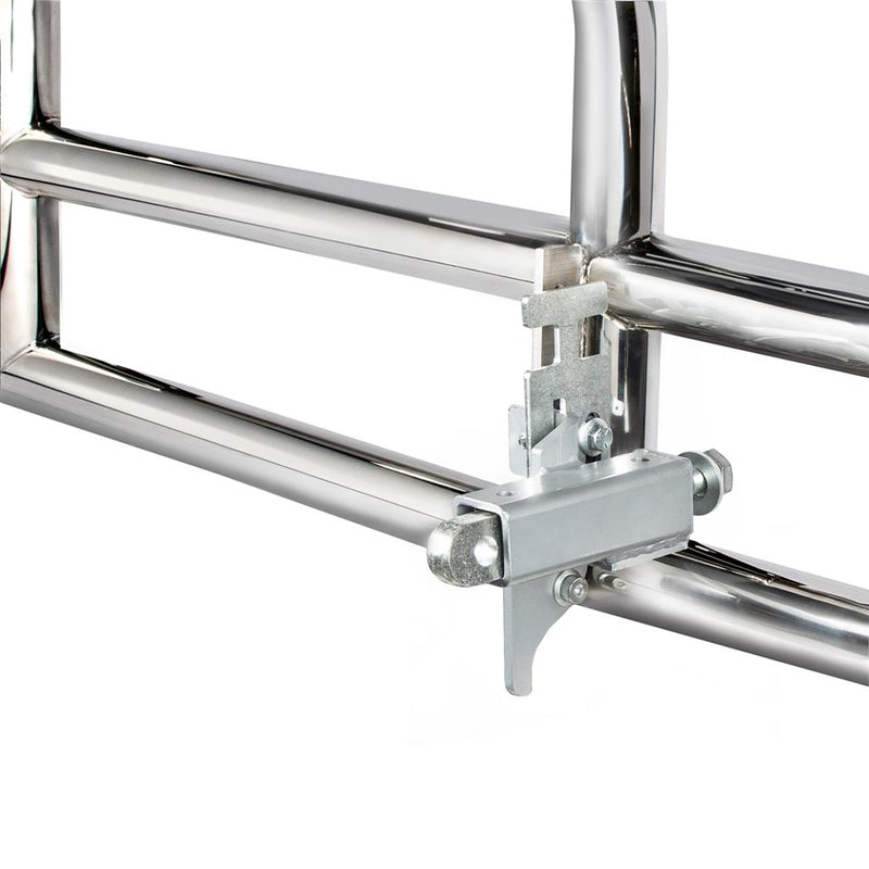 Mounting kit for universal stainless steel grill guard