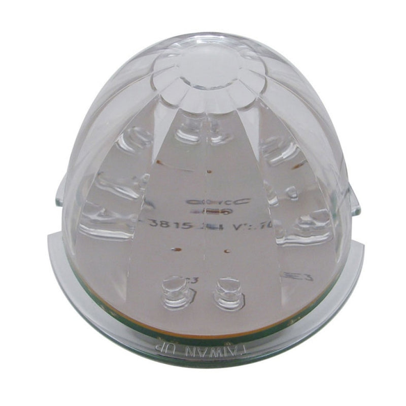 Amber 17 diode LED cab light-style turn signal - CLEAR lens