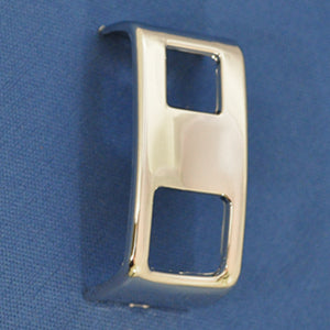 Kenworth W900/T660 chrome plastic rocker switch cover w/2 holes